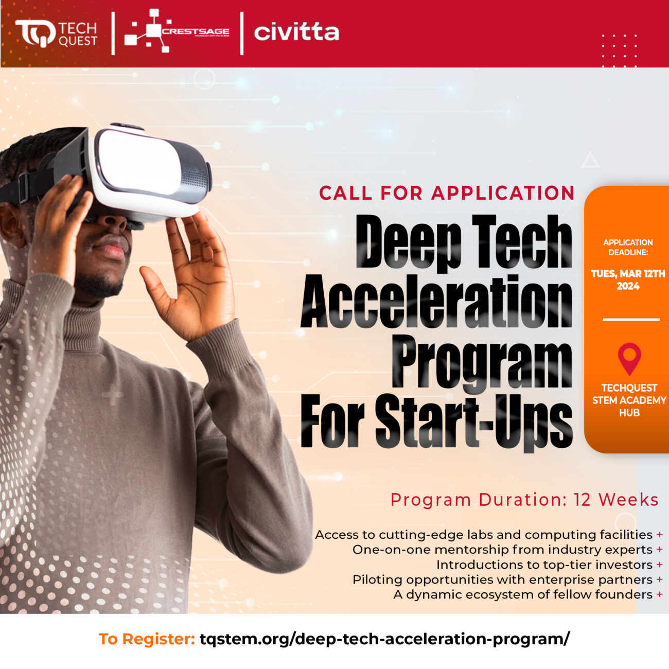 Deep-Tech Acceleration Program - TechQuest STEM Academy